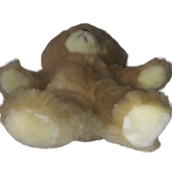 VTG American Wego Inc Tan Bear Stuffed Animal Cuddly Plush 16 Inch Toy 1982 RARE - Picture 4 of 7